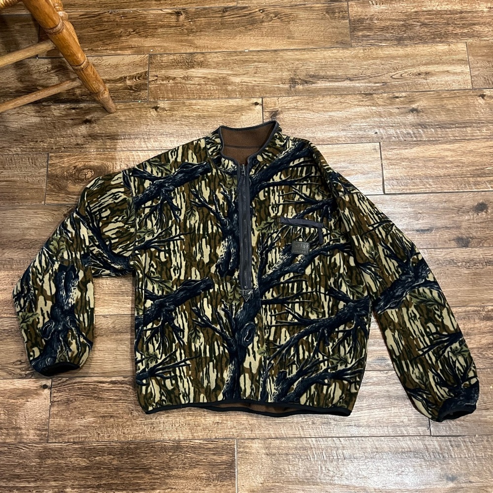 Vintage Mens XL Browning wind Stopper Barrier Fleece